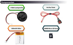 MP3 Soundmodul mit 1 AN-Taste