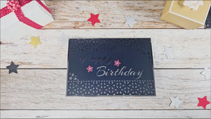 3D Pop-up Geburtstagskarte mit Musik & Licht – Orchester-Version Happy Birthday