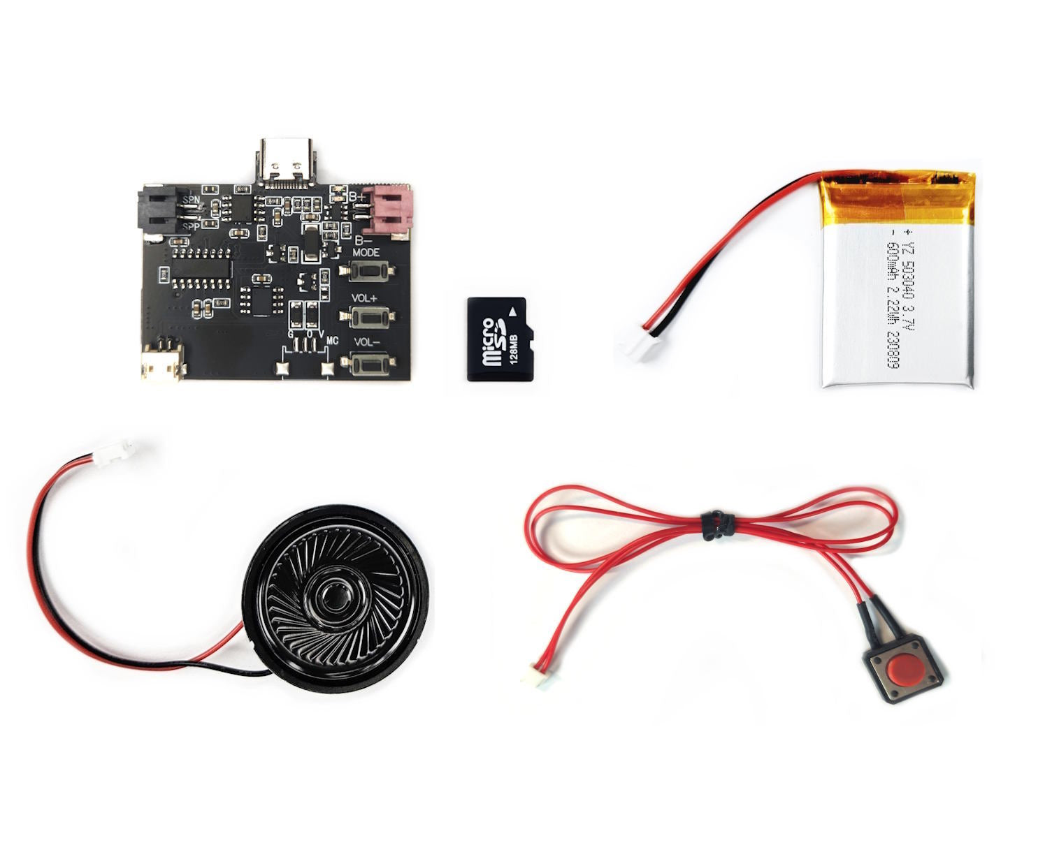 MP3 Soundmodul mit 1 AN-Taste