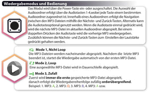 MP3 Soundmodul mit 7 Tasten