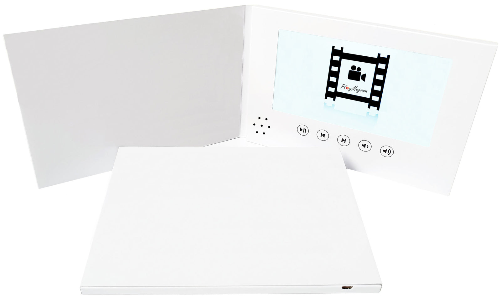 Blanke Videokarte mit Autoplay